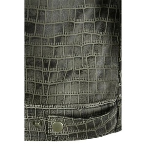 Custom Genuine Python Pattern <b>Leather</b> <b>Jacket</b> Men Luxury Motorcycle Outerwear OEM ODM Factory Sample Service Available - Product Image 3