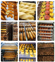 Four à convection rotatif d'occasion à prix réduit avec panneau de commande intelligent, alimentation au gaz/électricité/diesel pour la cuisson et la grillade des aliments