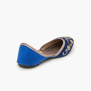 Nuevo Diseño de Zapatos Khussa Tradicionales Hechos a Mano para Mujer, Antideslizantes, para Bodas Indias, Pakistaníes y Punjabi, Khussa Jutti de Novia - Product Image 6