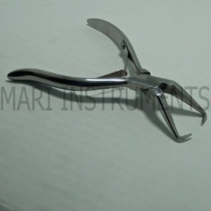 Pince à extensions capillaires double ressort couleur argent pour micro-anneaux, vente en gros OEM ODM - Product Image 1