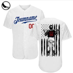 Custom <b>Baseball</b> Jersey Blank Plain Wholesale Embroidery Club Men's Softball Shirts <b>Baseball</b> Jersey - Product Image 3
