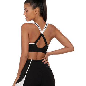 Professional Manufacture Designer Custom Logo Breathable Front Logo High Support Yoga Women Sport Bra New Design Fashionable - Product Image 2
