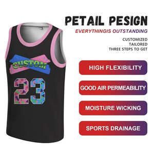 Camiseta de Baloncesto Ligera de Poliéster para Hombre y Mujer, Personalizada con Impresión por Sublimación Elástica y Transpirable - Product Image 3