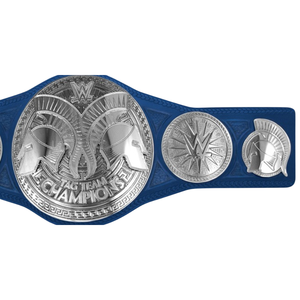 WWE Tag Team Championship Belt Premium Customizable Blue Strap High-Quality Wrestling Title Trophy - Product Image 6