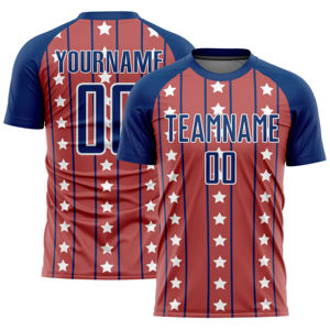 Uniformes de Fútbol Personalizados para Adultos Unisex, 100% Poliéster, Impresión por Transferencia de Calor, Transpirables, de Secado Rápido, Cuello Redondo, Manga Corta, Logotipo Frontal - Product Image 2