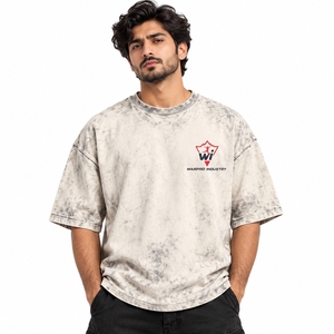 Camisetas Oversize para Hombre de Tela Transpirable, Estilo Urbano Moderno, Cómodas, con Lavado Ácido, Calidad Premium - Product Image 1