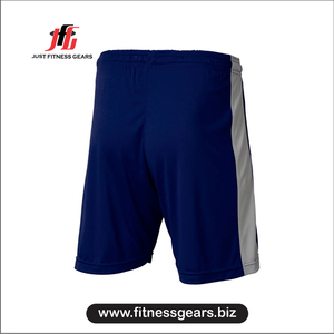 Shorts en polyester tricoté pour homme, taille élastique, séchage rapide, sportif, décontracté, vêtements de fitness - Product Image 2