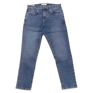 Wholesales Customized Denim Cargo Workwear Pants High Street Men's Elastic Regular Fit Casual Fashion Quick Dry Breathable <b>Jeans</b> - Product Image 5