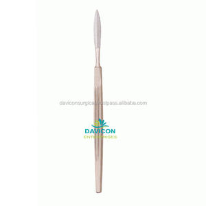 Couteau manuel JOSEPH à double tranchant avec pointe pointue incurvée Instrument chirurgical manuel en acier inoxydable 5.5mm x 28mm - Product Image 2