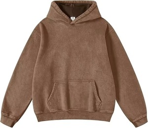 Sudadera con Capucha Clásica, Moderna y Cómoda, Estilo Vintage, para Hombre, 100% Algodón Suave, Tela Premium de 350 g/m², con Logotipo Personalizable - Product Image 4