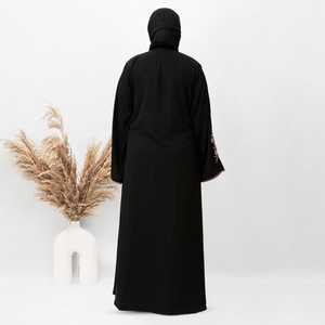 Hot Sale Dubai Traditional Islamic Turkish Women's Saudi Arabian <b>Abaya</b> Spring Polyester Breathable Ankle Length Ramadan Prayer - Product Image 5