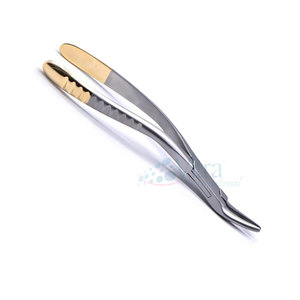 Forceps d'extraction dentaire manuels en acier inoxydable de qualité supérieure, certifiés CE, avec poignée ergonomique, légers et réutilisables - Product Image 4