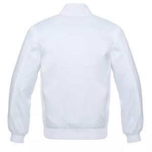 Wholesale Men's Custom Real <b>Leather</b> Varsity <b>Jacket</b> with Stand Collar New Design College <b>Jacket</b> Embroidered Logo Letterman <b>Jacket</b> - Product Image 3