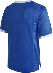 Camiseta de Fútbol Personalizada sin Estampado – Tejido de Malla Transpirable de Alto Rendimiento – Camiseta de Entrenamiento de Fútbol Americano con Cuello en V para Equipos - Product Image 3