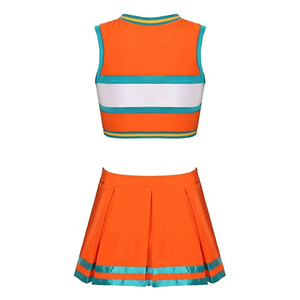 Uniforme de cheerleading pour hommes de haute qualité, respirant, 100% polyester, imprimé, avec couleurs et logo personnalisés pour les spectacles de danse - Product Image 2