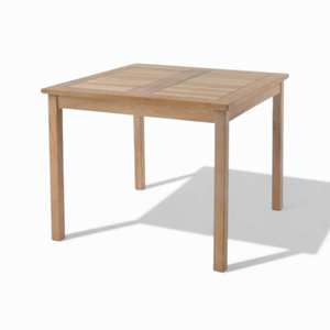 Mesa Cuadrada de Madera de Teca con Estilo Moderno y Material de Estructura Resistente para Decoración de Muebles del Hogar - Product Image 1