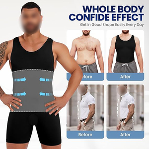 Compression Jumpsuit Unisex High Elastic Antibacterial Breathable Quick Dry Seamless Full <b>Body</b> Sports Romper Spandex/Nylon - Product Image 3