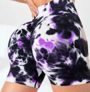 Premium Quality Custom Fit Gym <b>Shorts</b> For <b>Women</b> With Breathable Cotton Spandex Blend From Factory Designed For Yoga <b>Short</b> - Product Image 2