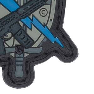 Patch en caoutchouc PVC imprimé sur mesure, matériau souple et flexible avec logo personnalisé, gaufrage 3D et construction durable pour équipe - Product Image 3