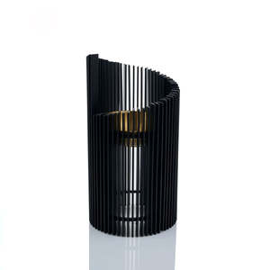 Modern Vertical Slat <b>Incense</b> Burner Set with Inner Brass Cup Decorative <b>Oud</b> Bakhoor Burner for Home Hotel Use set of 2 - Product Image 2