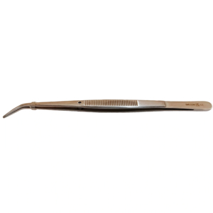 Pince à coton dentaire professionnelle en acier inoxydable, ergonomique, avec poignée antidérapante, pour les procédures d'hygiène buccale - Product Image 1
