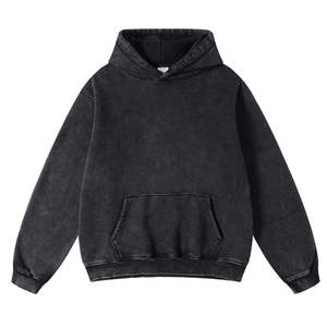 Sweat à capuche décontracté pour homme OEMODM avec design découpé, col à capuche et système utilitaire asymétrique pour un style automnal décontracté - Product Image 5
