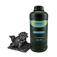 Resin Fotopolimer KEJIA yang Dapat Dicuci dengan Air, Tahan Lama, Susut Sedikit, Pengerasan UV 405nm, Kompatibel dengan Printer 3D LCD DLP MSLA
