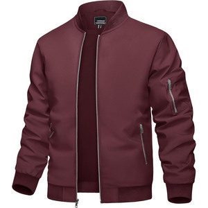Blouson bomber camouflage pour homme, fermeture éclair, coupe-vent, vêtement d'extérieur décontracté, coupe régulière, col rabattable, automne - Product Image 4