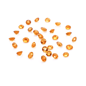 แซฟไฟร์สีส้มธรรมชาติแบบไม่ผ่านการปรับแต่ง ขนาด 2.5 มม. แซฟไฟร์สีส้มธรรมชาติทรงเหลี่ยมสำหรับทำเครื่องประดับ - Product Image 4