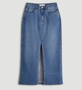 Ropa Exterior de Moda para Mujer, Falda Maxi Vaquera Personalizable, Ropa Casual de Algodón Transpirable de Alta Calidad para Mujer - Product Image 3