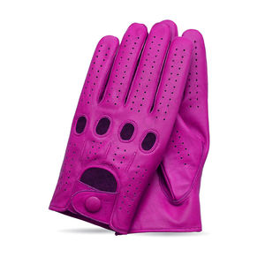 Custom Color Genuine Sheepskin Leather Eco-Friendly <b>Touchscreen</b> Compatible Winter Full Finger Unlined Safety <b>Gloves</b> for Daily - Product Image 4