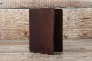 Cartera de Cuero Vacuno Auténtico al por Mayor para Hombre, Estilo Vintage, Gran Capacidad, Bifold, OEM, Personalizada, de Alta Gama, de Cuero Genuino Real - Product Image 3