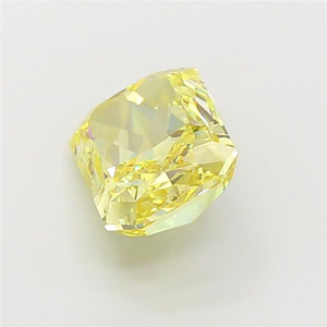 Diamante Cultivado en Laboratorio, Certificado CVD, Gema Suelta, Joyería Fina Elegante, Brillo de Lujo, Corte Cojín Radiante, Amarillo Intenso - Product Image 5