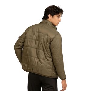 Zest <b>Reversible</b> <b>Jacket</b> Men's Black and Olive Green Quilted Lightweight Puffer <b>Jacket</b> Casual Outdoor Wear Wholesale - Product Image 6