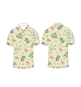 เสื้อโปโลพิมพ์ลายดอกไม้ลำลองสำหรับบุรุษแขนสั้นแฟชั่นฤดูร้อนเสื้อยืดคอปกปุ่มเสื้อยืดกอล์ฟ - Product Image 6