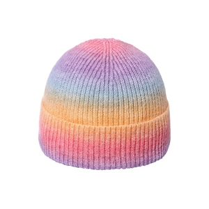 Customizable Men Women Rubber Patch Logo Beanie Wool Cuffed Plain Designer Beanie <b>Hat</b> - Product Image 2