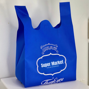 Bolsa de plástico personalizada con serigrafía vietnamita, colorida, termosellada, para embalaje, bolsa de tela no tejida para camisetas, bolsa con corte en D - Product Image 4