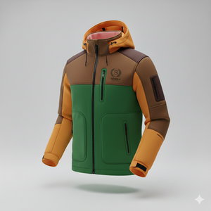 Chaqueta Ligera Unisex para Senderismo, Impermeable, Cortavientos, con Cremallera, Capucha, Transpirable, para Camping, Trekking y Viajes - Product Image 1