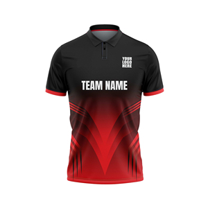 เสื้อคริกเก็ตสำหรับกีฬา ระบายเหงื่อได้ดี ชุดทีมกีฬา เสื้อคริกเก็ตแบบซับลิเมชั่น ชุดยูนิฟอร์มคริกเก็ตสำหรับทีมมืออาชีพ คุณภาพพรีเมียม - Product Image 5