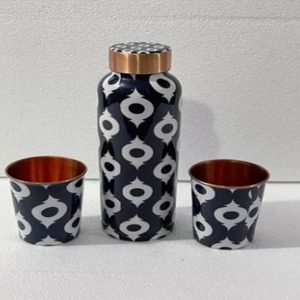 Corporate Eco-Friendly Double Wall Sublimated Customized Copper Water Bottle <b>Gift</b> <b>Box</b> Set for Outdoor Use - Product Image 3