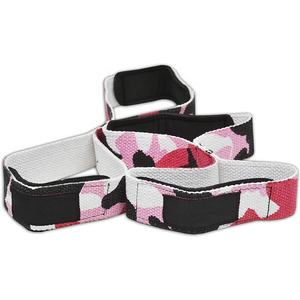 2025 personalizado camuflaje algodón figura 8 correas de elevación neopreno acolchado gimnasio entrenamiento muñequeras gran oferta equipo de levantamiento de pesas a granel - Product Image 2