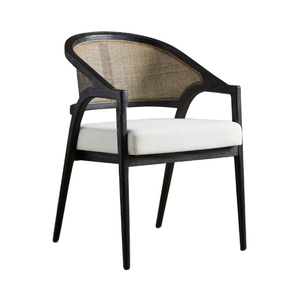 Modern Solid Teak Wood <b>Dining</b> <b>Chair</b> with Natural Walnut Color and Adjustable Height for Home Apartment Hotel Restaurant Use - Product Image 1