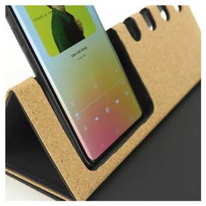 Foldable Cork & PU <b>Mousepad</b> with Mobile & Pen Holder - Product Image 5
