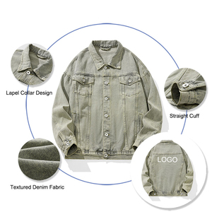 New Arrival New Stylish <b>Man</b> <b>Jackets</b> <b>Denim</b> Winter <b>Denim</b> Pocket Ripped <b>Jacket</b> Plus Size Button Front <b>Denim</b> <b>jacket</b> in low price - Product Image 3