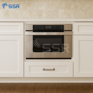 Armoires de cuisine en bois massif sur mesure pour micro-ondes BMD24 - BMD30, prêtes à assembler - Product Image 3