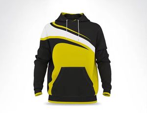 Sweat à capuche unisexe en polyester/coton imprimé numérique Neon Strike, style streetwear - Product Image 2