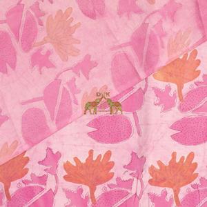 Tissu en coton 100% artisanal, imprimé à la main avec des motifs floraux ethniques traditionnels, fabriqué à Jaipur, respectueux de l'environnement, respirant - Product Image 2