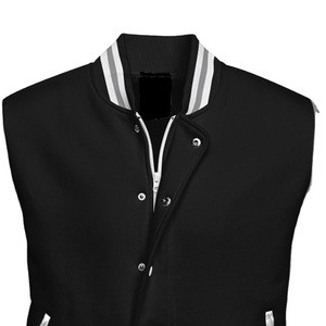 Veste universitaire vintage OEM en gros pour hommes, coupe-vent de baseball, polaire d'hiver, col montant personnalisé, imperméable - Product Image 6