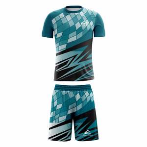 Uniformes de portero de fútbol personalizados 100% poliéster, camisetas de media manga, fabricante OEM ODM con logotipo personalizado - Product Image 1