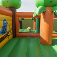 Château gonflable personnalisable d'oiseau de thème de forêt terrain de jeu extérieur pour des enfants maison de rebond pour des locations de partie portable plein d'entrain
